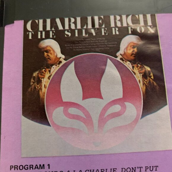 Charlie Rich The Silver Fox Quadraphonic 8-Track Tape Epic EAQ 33250 - Picture 2 of 7